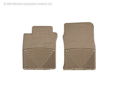 WeatherTech 00-05 Hyundai Accent Front Rubber Mats - Tan - Graveyard Performance