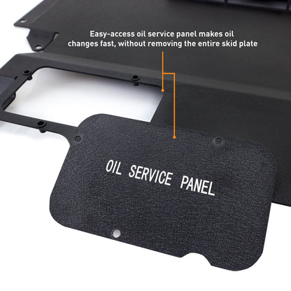 Mishimoto 2023+ Nissan Z Skid Plate Engine - Wrinkle Black - Graveyard Performance