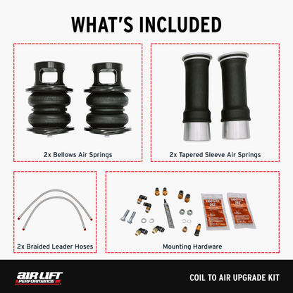 Air Lift 09-13 Infiniti G37 Sedan / 09-20 Nissan 370z Coil to Air Upgrade Kit - Graveyard Performance