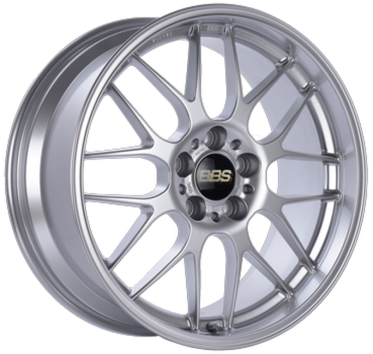 BBS RG-R 17x7.5 5x100 ET35 PFS Diamond Silver Wheel -82mm PFS/Clip Req - Graveyard Performance