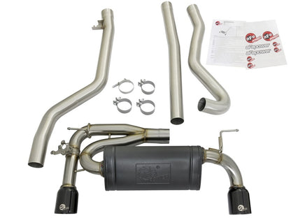 aFe MACHForce XP Exhausts Cat-Back SS 16-17 BMW 340i/iX 440i/iX (F3X) L6-3.0L (B58) w/Black Tips - Graveyard Performance