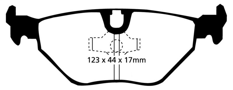 EBC 92-95 BMW M3 3.0 (E36) Bluestuff Rear Brake Pads - Graveyard Performance