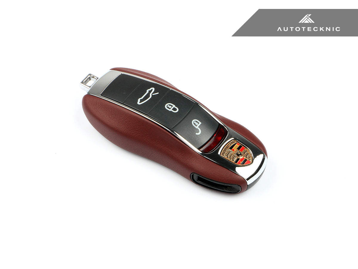 AutoTecknic Leather Key Remote Trim - Porsche - Graveyard Performance