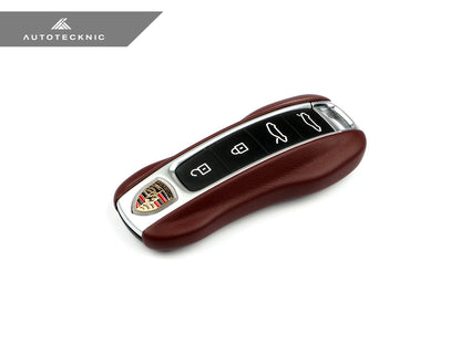 AutoTecknic Leather Key Remote Trim - Porsche - Graveyard Performance