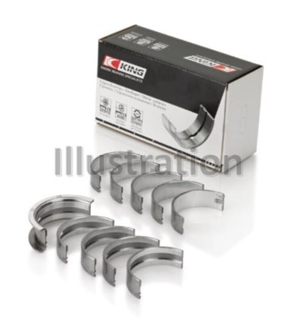 King Engine Bearings Ford 2.0/2.3L 8V (Size +0.25mm) Main Bearing Set - Graveyard Performance