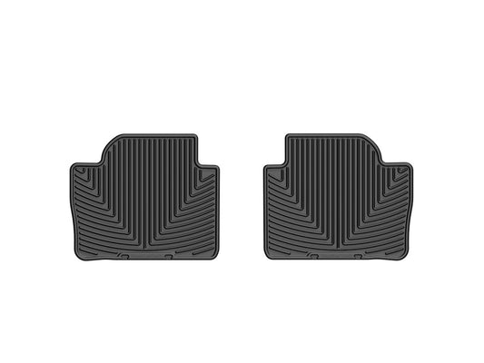 WeatherTech 12+ BMW 3-Series (F30) Rear Rubber Mats - Black - Graveyard Performance