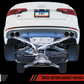 AWE Tuning Audi B9 S4 Track Edition Exhaust - Non-Resonated (Silver 102mm Tips)