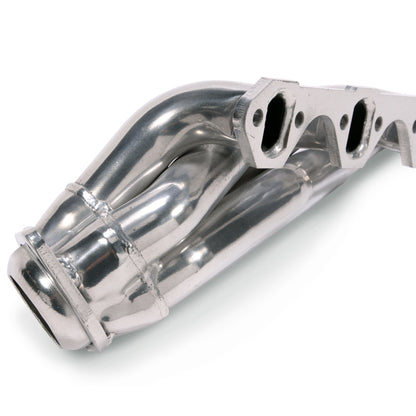 BBK 79-93 Mustang 5.0 Shorty Unequal Length Exhaust Headers - 1-5/8 Silver Ceramic - Graveyard Performance