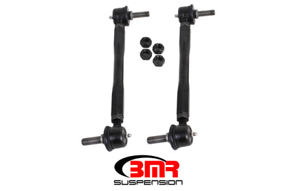 BMR 05-14 S197 Mustang Front Sway Bar End Link Kit - Black - Graveyard Performance