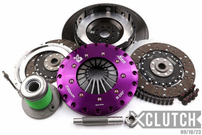 XClutch 11-14 Ford Mustang GT 5.0L 9in Twin Solid Organic Clutch Kit - Graveyard Performance