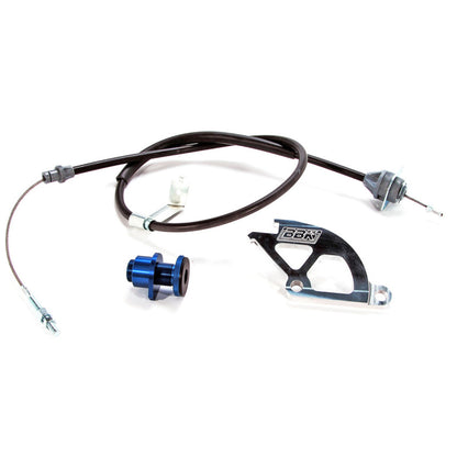 BBK 79-95 Mustang Adjustable Clutch Quadrant Cable And Firewall Adjuster Kit - Graveyard Performance