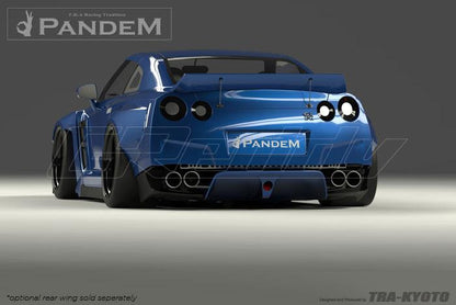 GReddy Nissan GTR R35 Version 2 Pandem X Rocket Bunny Rear Under Diffuser - Graveyard Performance