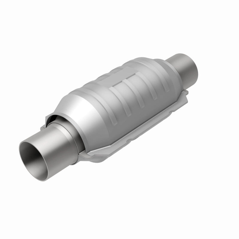 MagnaFlow Conv Univ 3in Inlet/Outlet Center/Center Round 9in Body L x 5.125in W x 13in Overall L - Graveyard Performance