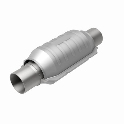MagnaFlow Conv Univ 3in Inlet/Outlet Center/Center Round 9in Body L x 5.125in W x 13in Overall L - Graveyard Performance