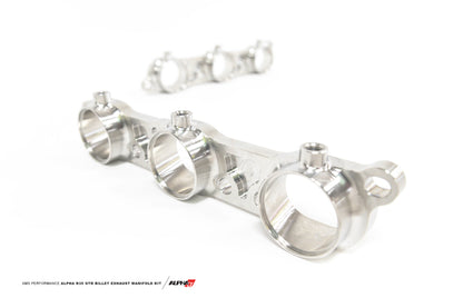 AMS Performance 2009+ Nissan R35 GT-R Billet Exhaust Manifold Flange Kit - Graveyard Performance