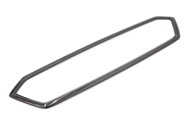 OLM LE Dry Carbon Fiber Grille Garnish (Outer) - 2018-2021 Subaru WRX / STI - Graveyard Performance
