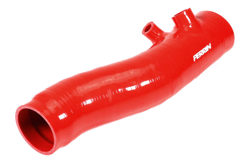Perrin 2022+ Subaru WRX Long Type Turbo Inlet Hose  - Red - Graveyard Performance