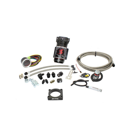 Snow Performance 08-15 Evo Stg 2 Boost Cooler Water Inj. Kit (SS Braided Line/4AN Fittings) w/o Tank - Graveyard Performance