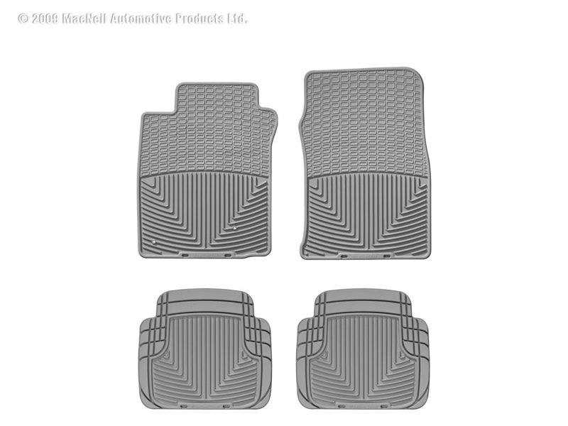 WT Rubber Mats - Front - Grey - Graveyard Performance