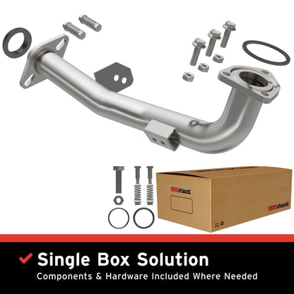 BRE Exhaust 93-95 Civic del Sol 1.5L Front Pipe Kit - Graveyard Performance