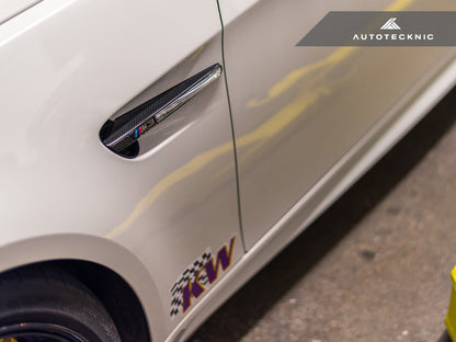 AutoTecknic Replacement Carbon Fiber Fender Gills - E90 Sedan / E92 Coupe / E93 Cabrio | M3 - Graveyard Performance
