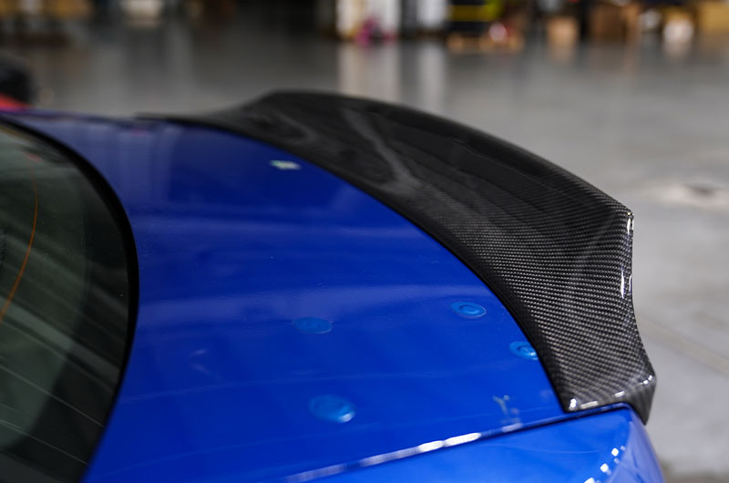 OLM RD2 Style Carbon Fiber Duckbill Spoiler - 2015-2021 WRX/STI - Graveyard Performance