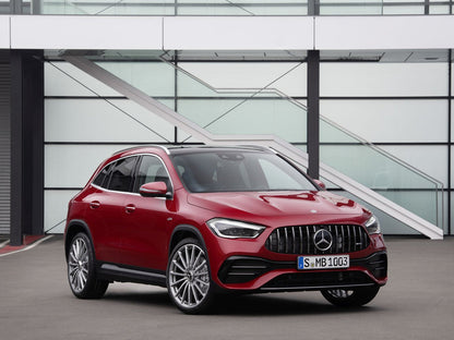 AutoTecknic Replacement Version II Dry Carbon Mirror Covers - Mercedes-Benz H247 GLA-Class - Graveyard Performance