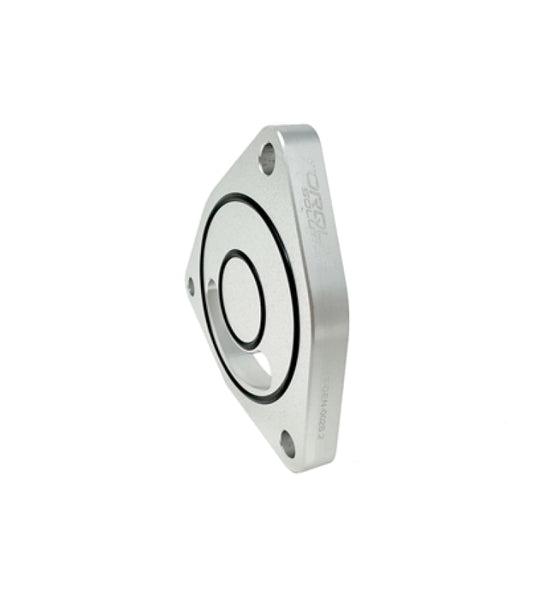 Torque Solution V2 Blow Off BOV Sound Plate (Silver) - Multiple Applications - Graveyard Performance