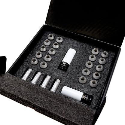 Mishimoto Steel Locking Lug Nuts M14x1.5 24pc Set Black - Graveyard Performance