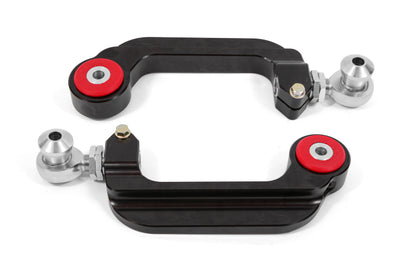 BMR 15-18 S550 Mustang Billet Aluminum Camber Links Adjustable (Poly/Rod ends) - Black Anodized - Graveyard Performance