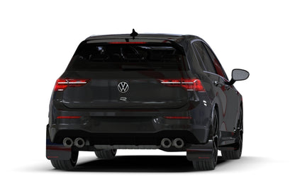 Rally Armor 22-25 VW MK8 Golf GTI/R Black UR Mud Flap w/Gray Logo - Graveyard Performance