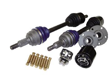 DSS Honda 2001-2003 Civic Si EP 850HP Level 5.9 Axle/Hub Kit (4-Lug Hubs) KS56 - Graveyard Performance