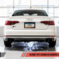AWE Tuning Audi B9 S4 Touring Edition Exhaust - Non-Resonated (Black 102mm Tips)