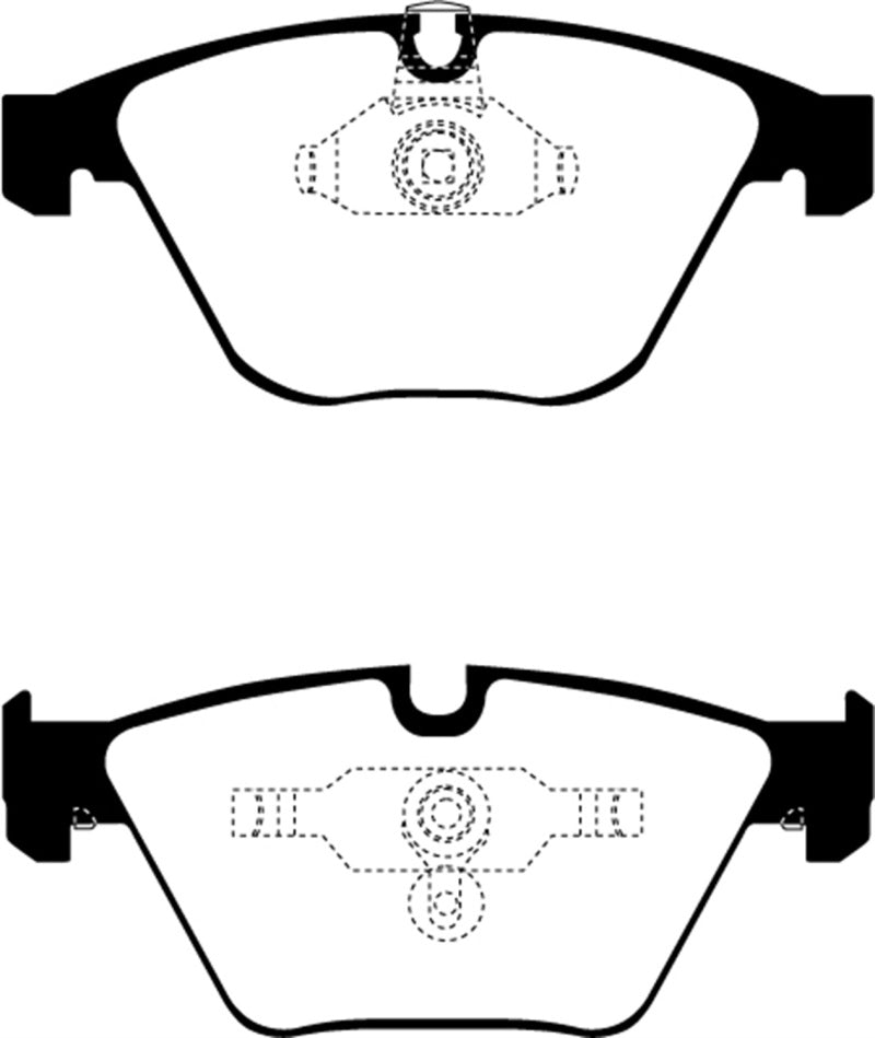 EBC 08-10 BMW M3 4.0 (E90) Yellowstuff Front Brake Pads - Graveyard Performance