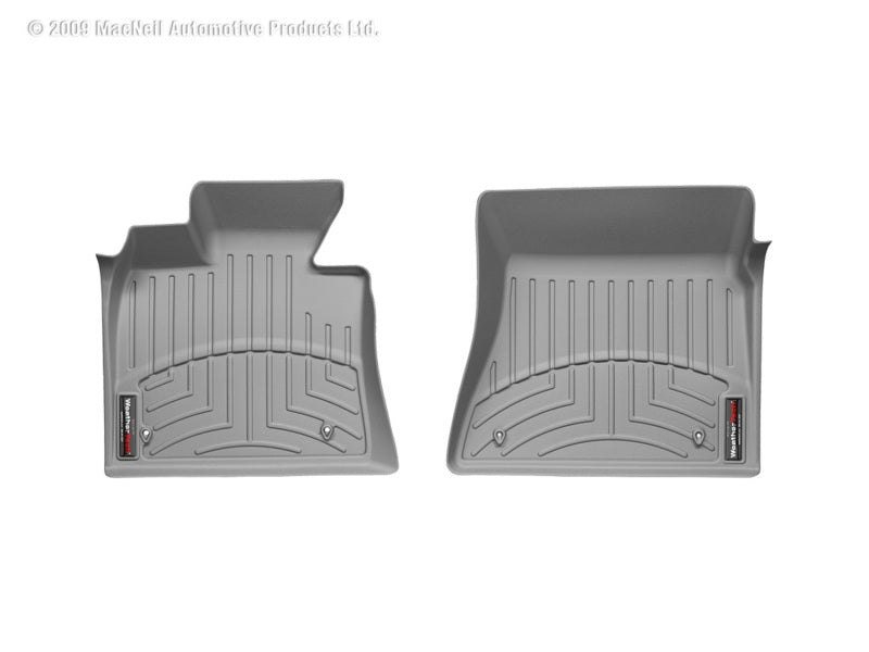 WeatherTech 12-13 Chevrolet Corvette Front FloorLiner - Grey - Graveyard Performance