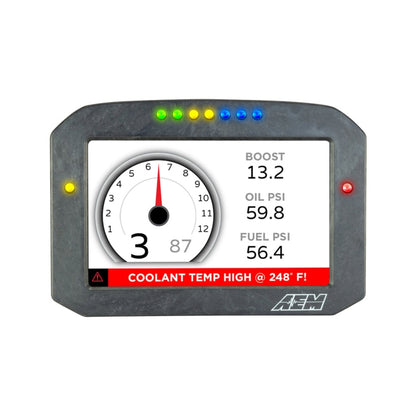 AEM CD-7L Carbon Logging Flush Digital Dash Display - Graveyard Performance