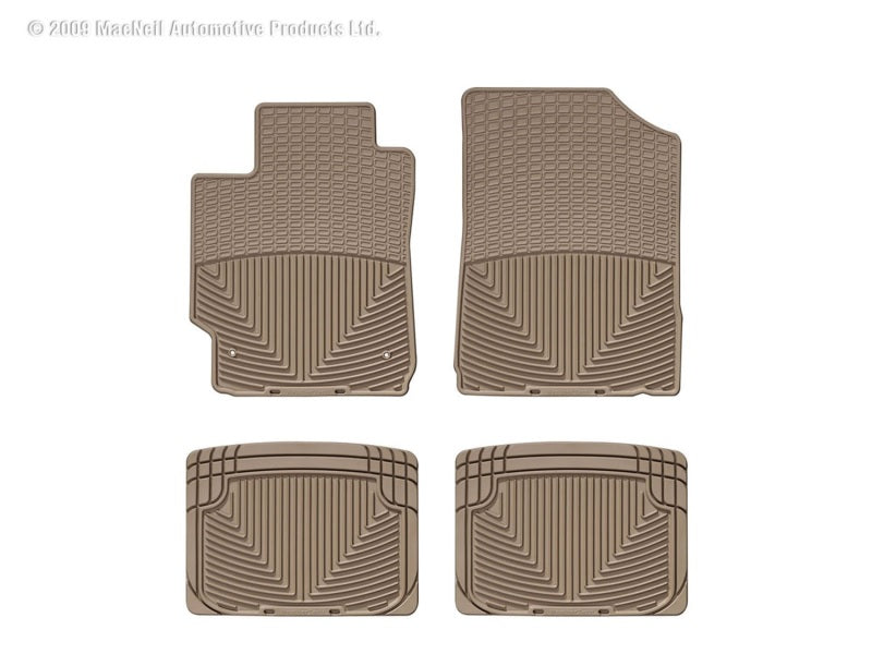 WT Rubber Mats - Rear - Tan - Graveyard Performance