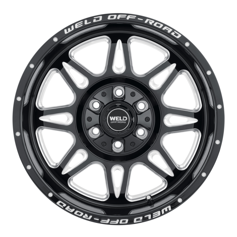 Weld Cheyenne W132 Series 22x10 / 6x139.7 BP / 4.75 BS / 106.1 - Gloss BLK MIL - Graveyard Performance