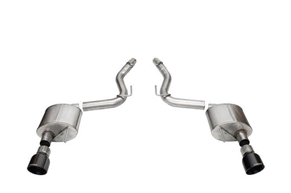 Corsa 2024+ Ford Mustang GT Sport Axle-Back Dual Rear Exit with 4.5in Black PVD Pro-Series Tips - Graveyard Performance