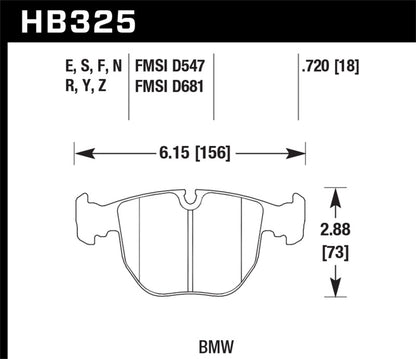 Hawk HPS Street Brake Pads - Graveyard Performance