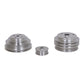 BBK 85-97 GM Truck 305 350 Underdrive Pulley Kit - Lightweight CNC Billet Aluminum (3pc)