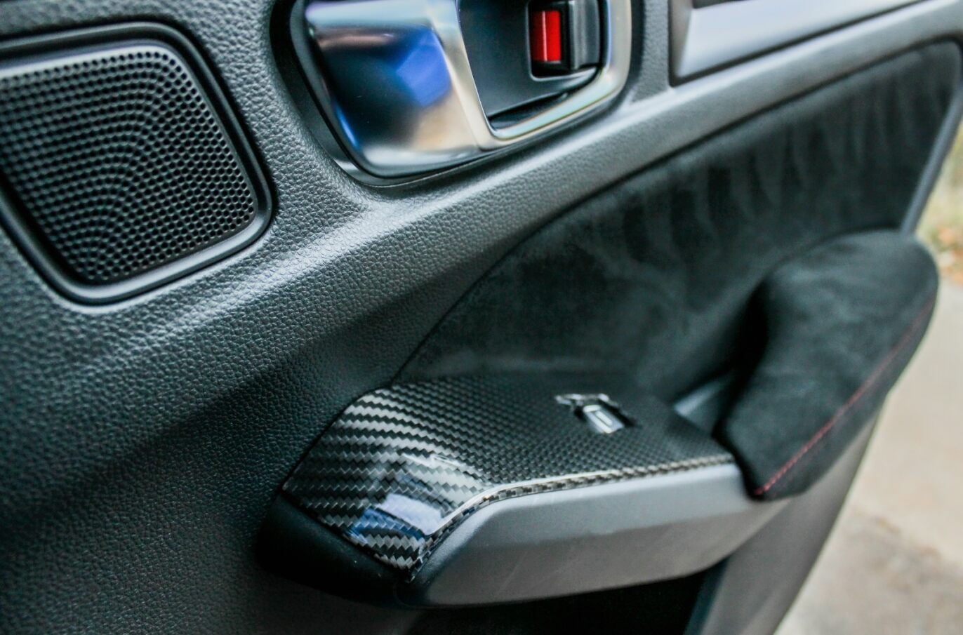 OLM LE Carbon Fiber Window Switch Panel Covers (Set of 4) - 2022+ FL Honda Civic / FL5 Type R - Graveyard Performance