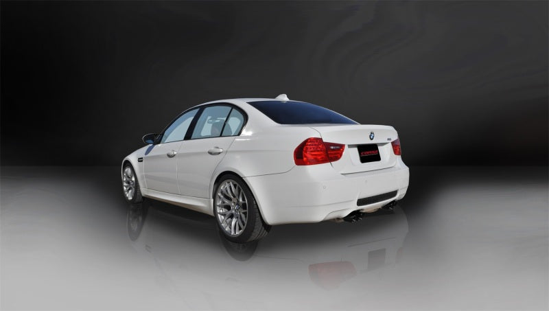 Corsa 2008-2012 BMW M3 E90 Black Sport Cat-Back Exhaust - Graveyard Performance
