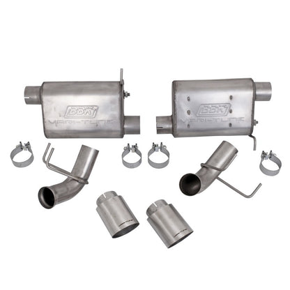 BBK 11-14 Mustang GT VariTune Axle Back Exhaust Kit (Stainless Steel) - Graveyard Performance