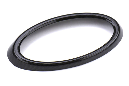 OLM LE Dry Carbon Fiber Front Emblem Frame Overlay - 2018-2021 Subaru WRX / STI - Graveyard Performance