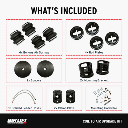 Air Lift 15-24 Ford Mustang S550/S650 Coil to Air Upgrade Kit - Graveyard Performance