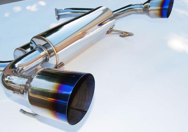 Invidia 09+ 370Z Gemini Single Layer Titanium Tip Cat-back Exhaust - Graveyard Performance