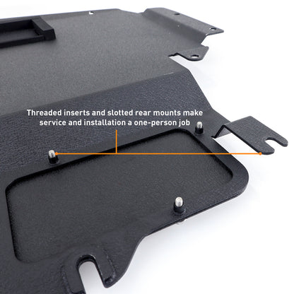 Mishimoto 2023+ Nissan Z Skid Plate Engine - Wrinkle Black - Graveyard Performance