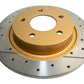 DBA 04-05 Mazda 3 2.3L / 06+ MazdaSpeed3 Rear Drilled & Slotted Street Series Rotor