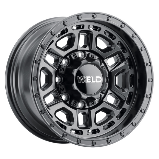 Weld Crux 20x10 / 8x180 / 4.75 BS / 124.3 HB - Satin Black - Non-BL Wheel - Graveyard Performance